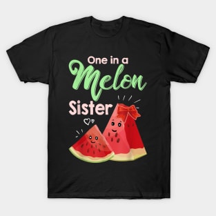 Sister Watermelon Summer Tropical Fruit T-Shirt